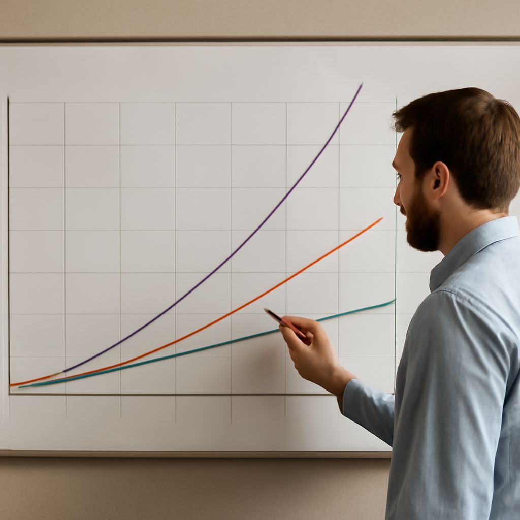 Big O graph showing growth rates from constant to factorial alongside sorting runtimes