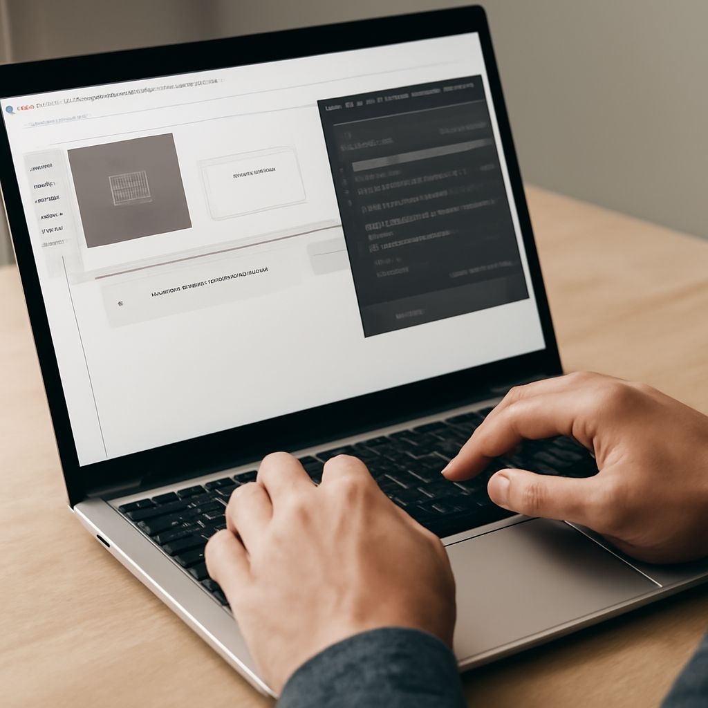 Example of a styled scrollbar with a dark thumb, light track, and hover state