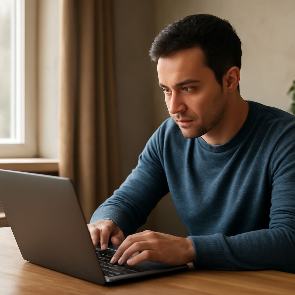 Developer testing progressive JavaScript exercises on a laptop