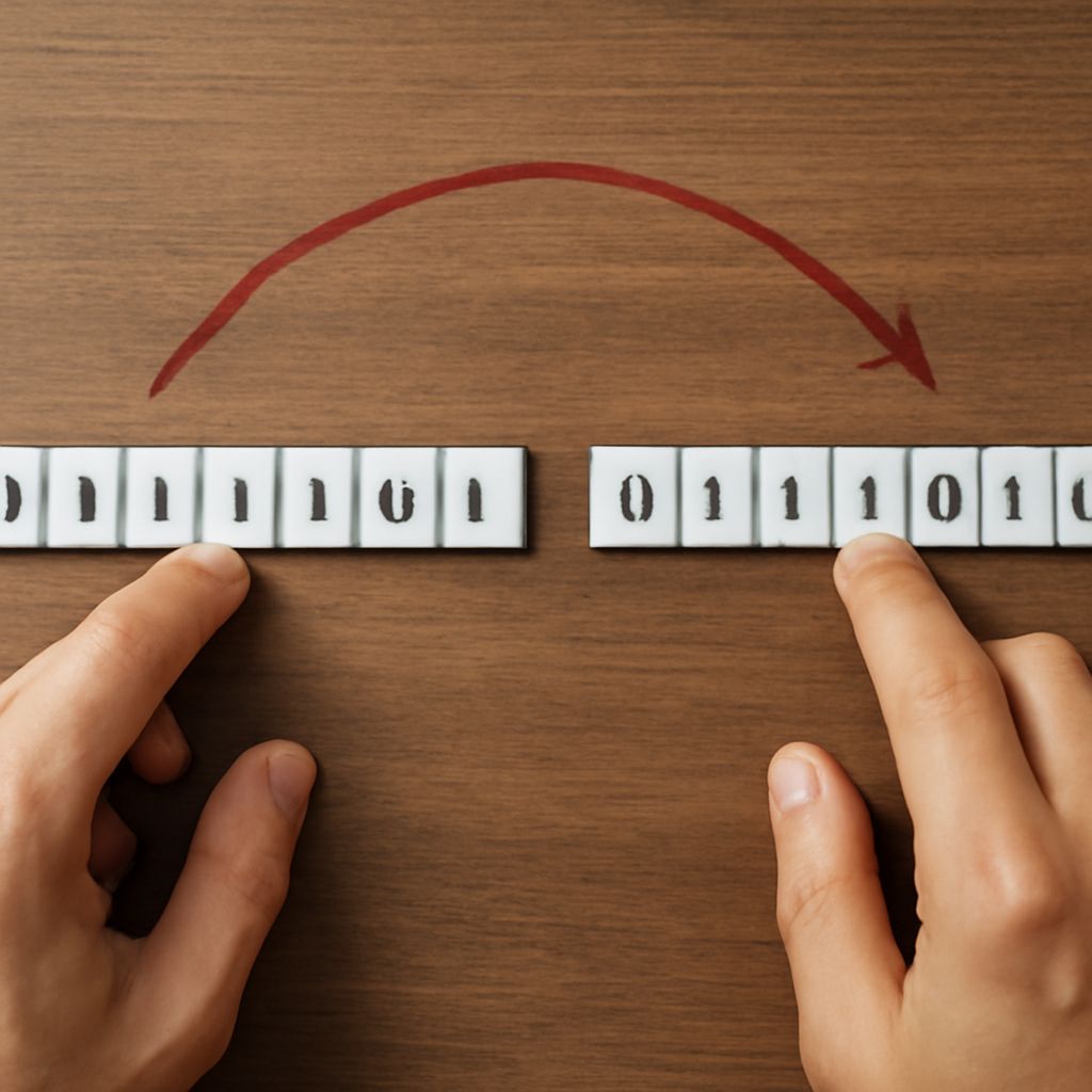 Eight-bit two's-complement binary showing positive, zero, and negative values